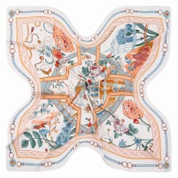 130CM Silk Scarf Women Flowers Print Stoles Square Scarves Wraps Large Bandana Kerchief Hijabs Female Foulards Female Bow Ties