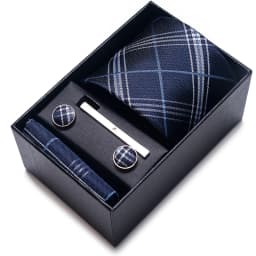 Holiday Gift Box Brand Tie Handkerchief Cufflink Set For Men Necktie Red Paisley Suit Acessorisess Fit Wedding Gravats