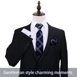 Men Tie Ring Gold Metal 8cm Necktie For Man Handkerchief Cufflinks Metal Ring Brooch Pin Set Luxury Wedding Party Ties Gifts