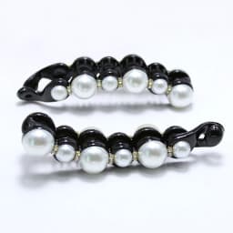 Fashion Rhinestones Pearl Hairpin Barrettes Classic Banana Clips For Ponytail Holder Women Girls Daily Headwear