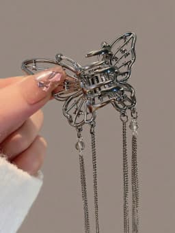 1Pcs Fashion Elegant Butterfly Fringes Hair Claws For Women Hair Accessories