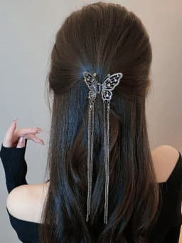 1Pcs Fashion Elegant Butterfly Fringes Hair Claws For Women Hair Accessories