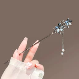 Modern Hair Stick Flower Metal Hairpin Forks For Women Hair Chopsticks Hair Accessories New Chinese Hanfu Hair Jewelry Gifts