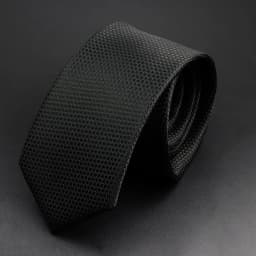 6cm Black Polyester Tie For Men Plaid Stripe Paisley Flower Necktie Wedding Business Groom Formal Collar Accessories Gift