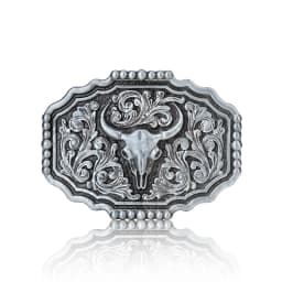 Western Belt Buckle Initial Vintage-Cowboy Rodeo Silver Large Belt Buckle for Men Women
