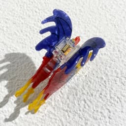 New Y2k Colorful Acrylic Rooster Shape Hair Clip Claw For Women Girls Creative Cartoon Animal Ponytail Hairpin Hair Accessories