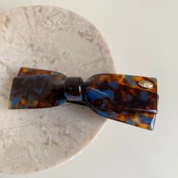 2025 New Premium Acetic Acid Hairpin Women's Back of Head Bow Hair Accessories Semi-Tie Hair Spring Clip Side Clip