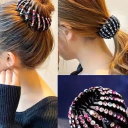 Ponytail Hair Rings Clips Hair Clips Women Bird Nest Shaped Hair Hairpin Simple Magic Lazy Braider Tool Women Hair Accessories