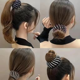 Ponytail Hair Rings Clips Hair Clips Women Bird Nest Shaped Hair Hairpin Simple Magic Lazy Braider Tool Women Hair Accessories