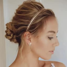 New Thin Headbands for Women Multilayer Alloy Hair Hoop Double Root Metal Hair Bands Hair Accessories Smooth Head Hoop Wholesale