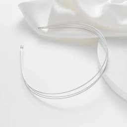 New Thin Headbands for Women Multilayer Alloy Hair Hoop Double Root Metal Hair Bands Hair Accessories Smooth Head Hoop Wholesale