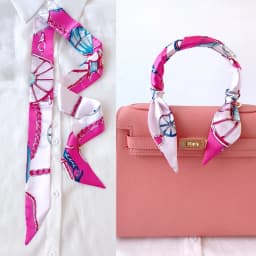 Woman Skinny Silk Scarf 90cm*4cm Long Hair Strip Silk Ribbon Small Neck Scarves Bag Handle Ribbon Scarf Kerchief Ladies Tie