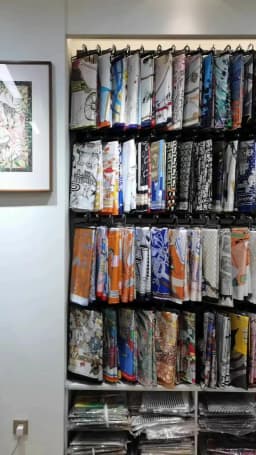 POBING Manual Hand Rolled Twill Silk Scarf Women Rope Double Side Print Square Scarves Wraps Echarpes Foulards Femme Hijab 90CM