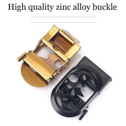 Men Nylon Belt Luxury Bat Metal Automatic Buckle Canvas Belts for Women Fashion Jeans Waistband Casual Male Strap Black
