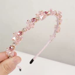 Luxury Crystal Beads Hair Bands Women Girls Headwear Tooth Elastic Headbands Shiny Hair Hoops Accessories