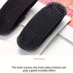 2pcs Fluffy Invisible Hair Clip for Volume Front Hairline Puff Cushion Perfect for Bun Styling Adding Women’s Hair Styling