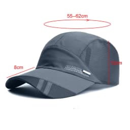 Quick Dry Men Baseball Cap for Sports Cool Mesh Summer Women Sun Hat Fishing Running Family Parent Teenager Cap