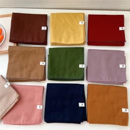 68*68cm Solid Color Cotton Square Scarf Women Girls Headband Accessories Hairscarf Hairscarf Bandanas
