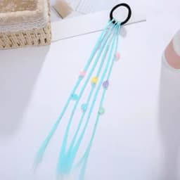 Women Girls Colorful Butterfly Wigs Hairclip Ponytail Holder Princess Bows Unicorn Braid Headwear Ornaments Hair Accessories