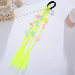 Women Girls Colorful Butterfly Wigs Hairclip Ponytail Holder Princess Bows Unicorn Braid Headwear Ornaments Hair Accessories
