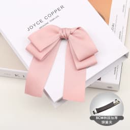 Wholesale 1Pc/lot Women's Bows Hairclip Solid Color sweet Bow Barrettes for College Girl Hairgrip for Hair Headwear Accessorries