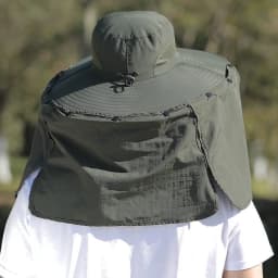 100%Polyester Men's Hat Summer Outdoor Sun Protection Wide Brim Hat Anti-Uv Sun Hat Shawl Removable Mountaineering Fish Hats