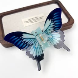 1 simulated butterfly grab clip temperament hairpin coiffit Shark clip high-grade hair accessories