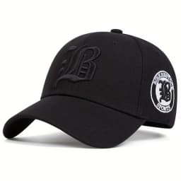 Unisex Gothic Letter FLB Embroidery Baseball Caps Spring and Autumn Outdoor Adjustable Casual Hats Sunscreen Hat Sports Cap