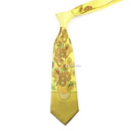 Men's Vintage Imitation Silk Ties 8cm Animal Mathematical Formula Architecture Retro Printing Necktie Party Suit Shirt Accessory