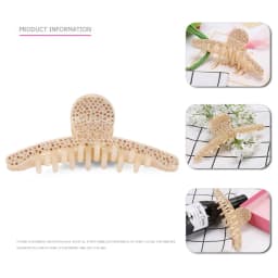 Luxury Spark Rhinestones Hair Claw Clip for Women Girls Charming Handmade Hair Jewelry Ornament Accessory - Office Career Party