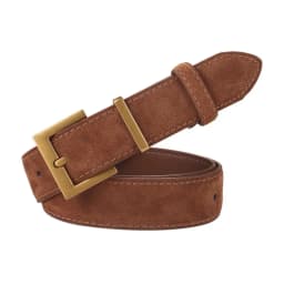 Suede Leather Belt For Man And Lady With Oxford Fabric Strap Genuine Leather Luxury Pin Buckle Blue Belts 100cm