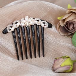 New Women Comb Clip Hairpins Rhinestone Pearl Hairclip Claws Barrettes Hair Combs Hair Maker Bun Hair Accessories Headwear