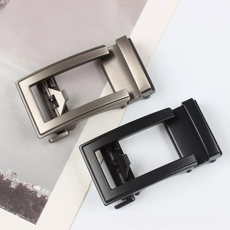 New Men's Belt Buckle Belt Buckle Casual Waist Head Business Accessories Automatic Buckle Width 3.5cm Fashion Belt Buckle