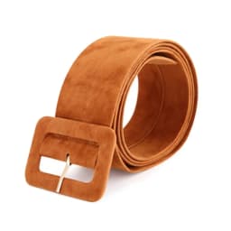 Fashion Women Velvet Belts Jeans Retro Wild Waistbands Strap Square Pin Buckles Belts