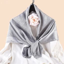 Luxury Floral Print Silk Square Scarf Women Soft Satin Kerchief Neckerchief Head Hijab Lady Headband Foulard Bag Ribbo 90x90cm