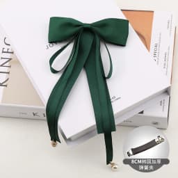 Fashion Ladies Fabric Sweet Ribbon Hair Bow Hairpin for Women Girls Hair clips Black Red Bow Top Clip Female Hair Accessories