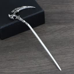 1PC Popular, Nordic Style, Retro, Skull, Scythe, Hairpin, for Women, Hair Accessory, Jewelry, Hair Clip