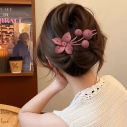 Fashion Matte Flower Hairpins Vintage Rhinestone Non-slip Hair Clip Claw Clamps Women Girls Hair Accessories Party Headwear Gift