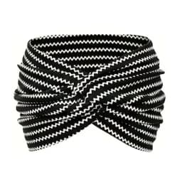 Ultra-Wide Ladies Elastic Knot Cross Yoga Sports Hairband Stylish Hair Accessory Headband for Fitness Enthusiasts