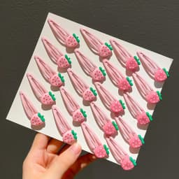 Girls' Sweet Strawberry Hairpin Set - 2/10/20pcs Female Broken Hair Bangs Small Clip Headdress Cute Kitchen Sink Craft Supplies