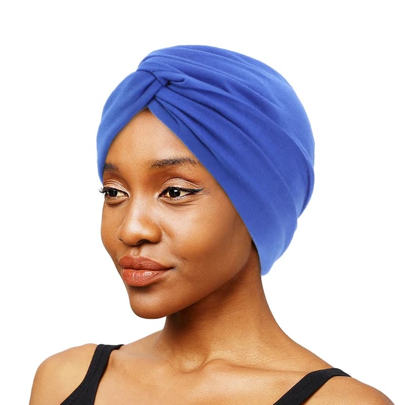 Twist Cross Turban Women Hijab Caps Solid Color Muslim India HIjab Ladies Hair Loss Chemo Cap Headwear Bandanas Hair Accessories
