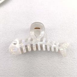 Y2K Colorful Fishbone Hair Claw Creative Personality Shark Clips Fish Barb PVC Crab Hair Clip Hair Accessories for Women