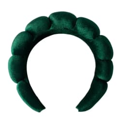 Vintage Velvet Cloud Hair Hoop for Women Girls Sponge Headband Wash Face Wristband Set Spa Bathroom Accessories