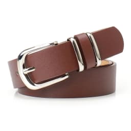 Fashion Metal Buckle Women's Belt Leopard Print PU Leather Waistband All-match Belt Matching