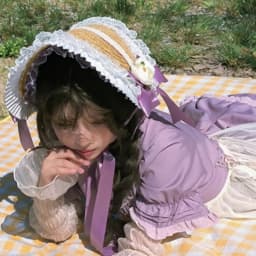 New French Rural Style Lolita Straw Hat Ribbon Bow with Strap Ribbon Flower Beach Hat Hair Accessories Ruffle Lace Flat Top Hat