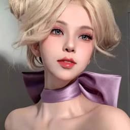 Tom Dream Cat Large Bow Hairpin Neck Necklace Girlfriend Cos Necklace Wig Grab Clip Headdress
