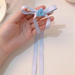 2Pcs/set Korean Lace Bow Children's Little Girl Temperament Lace Hairpin Heavy Handmade High-end Headgear Hair Clip