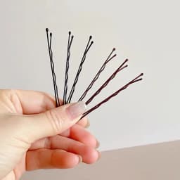 24pcs/Set Black Bobby Pins Multi-Function Non Slip Metal Safe Hair Clips For Women Girl Kids All Hair Types