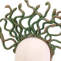 2025 New Medusa Snake for Head for Head Hoops Women Makeup Photoshoot Punk Headband