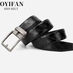 OYIFAN Brand Luxury Men's Belt Click Buckle Ratchet Belt Men Business Casual Automatic Belt Men Fashion Designer Belt